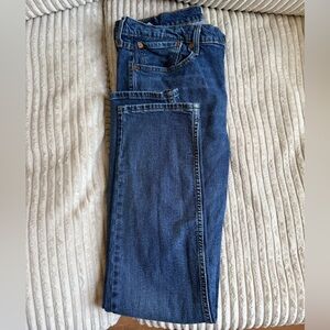 Levi's Blue Denim Jeans with Brown Label
